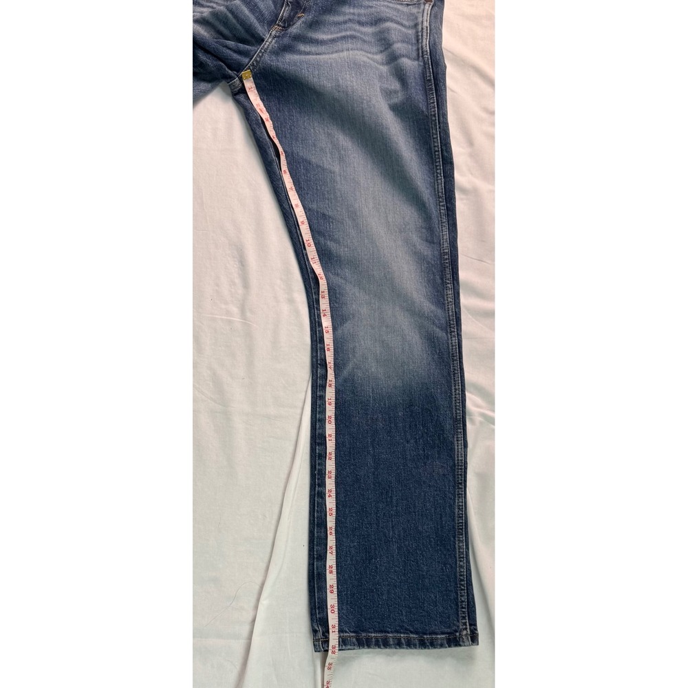 Wrangler Retro Slim Boot Jeans Mens 33x32 Medium Wash Western Denim - Picture 12 of 16